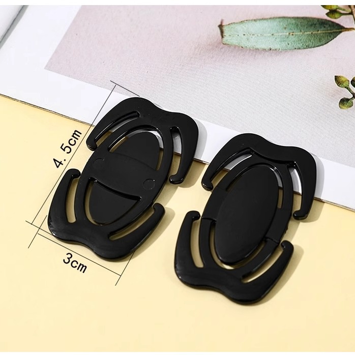 内衣肩带隐形防滑扣文胸带扣防走光防滑神器背带交叉固定透明扣子