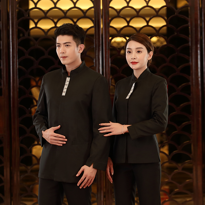 高档星级餐饮服务员工作服