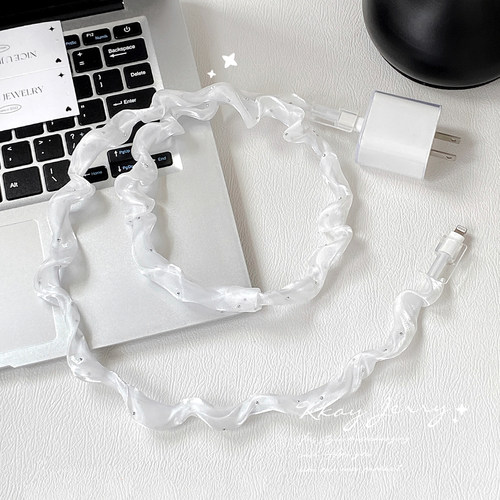 适用数据线保护套苹果OPPO华为小米安卓vivo手机充电器头 防折断