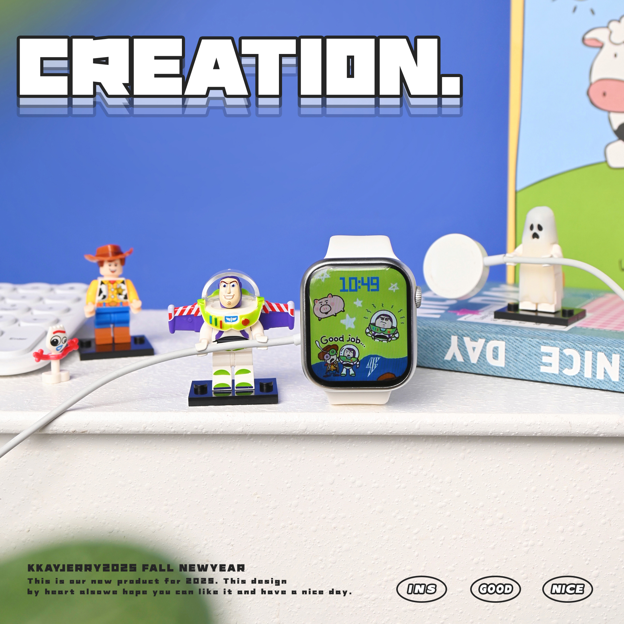 适用applewatch充电底座/座/器iwatch苹果手表支架ultra华为gt4