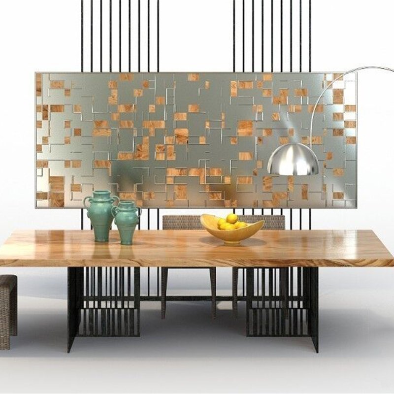 速发loft工业风实木餐桌复古简约会议桌简易工作台长桌办公电脑桌