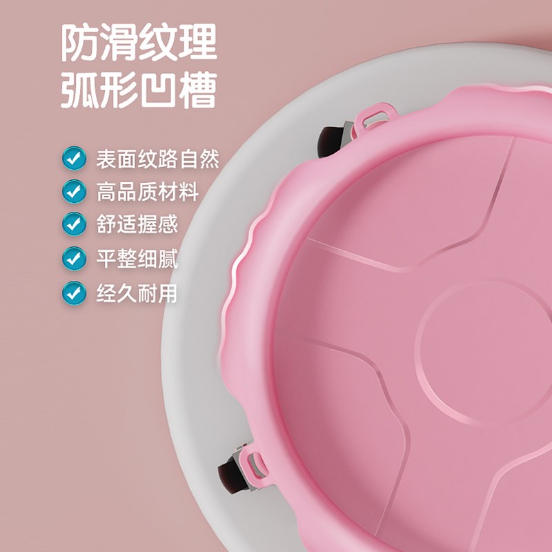 速发滑盘健身静音六轮家用健腹轮卷腹肌马甲线核心训练子运动神器