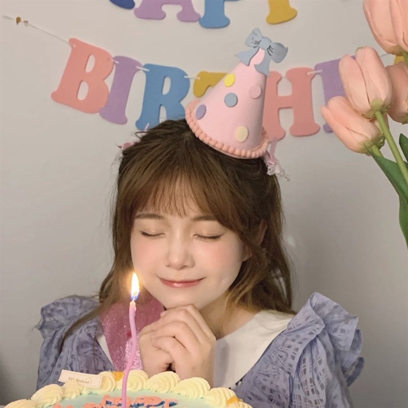 速发生日快乐粉色蝴蝶结波点无纺布可爱少拍照道具