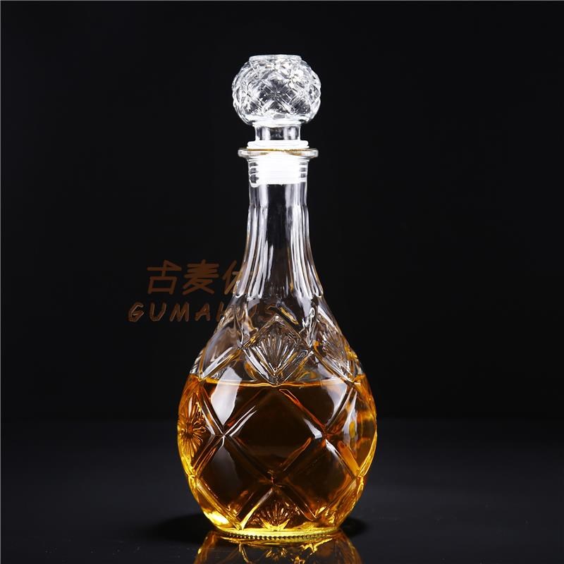 速发红酒瓶1500毫升斤装红酒葡萄酒自酿酒瓶玻璃空瓶子送木塞胶冒
