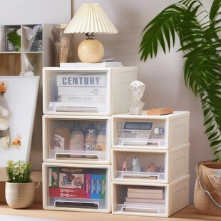 加厚抽屉式收纳柜塑料收纳箱大号透明衣柜内衣服储物整理箱收纳盒