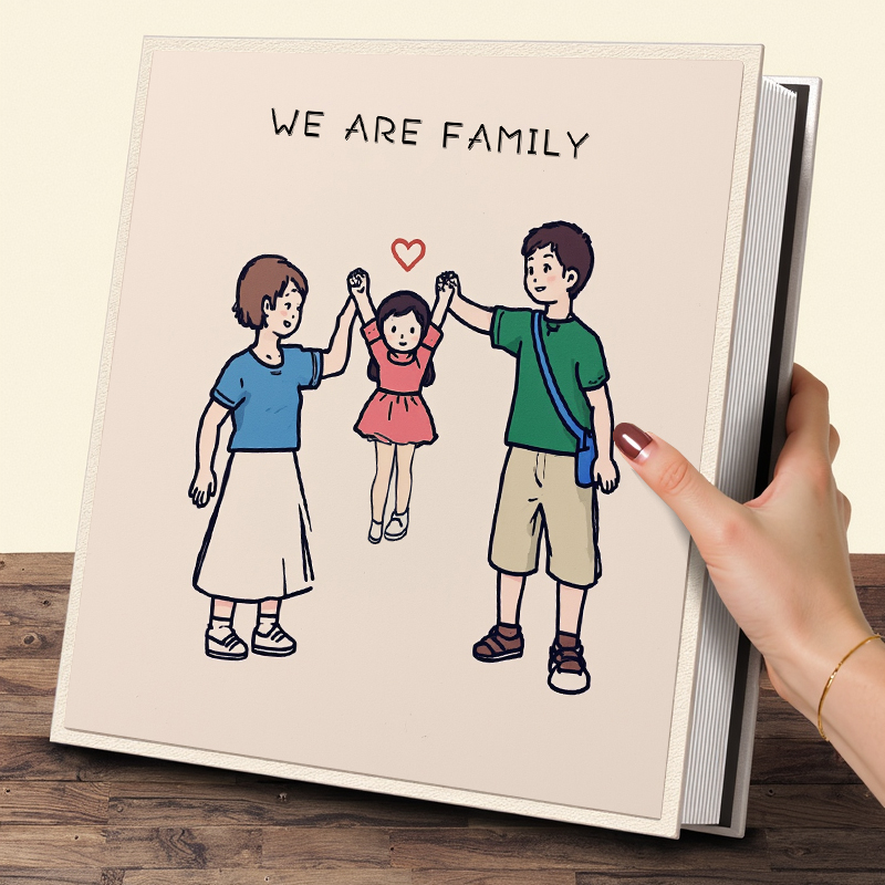 6寸1000张5寸情侣相册本大容量家庭影集纪念册插页式过塑文艺