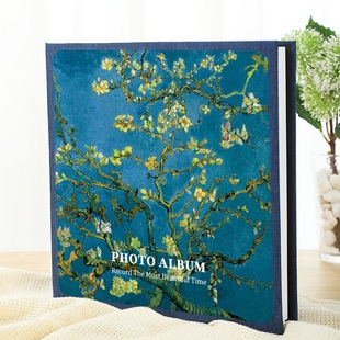 567寸覆膜自粘式 复古文艺可写字拍立得毕业情侣相册diy手工纪念册