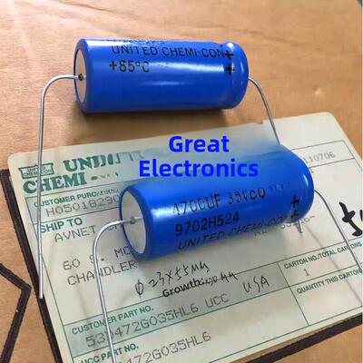 美国轴向SPRAGUE 思碧 53D 35V4700UF 电解电容 低频和人声很出色