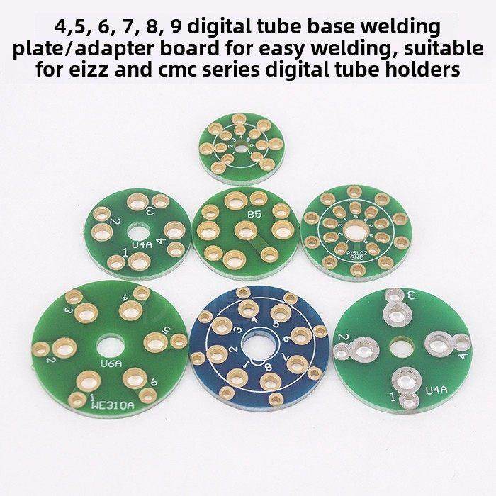 4脚5脚6脚7脚8脚9脚电子管座转接板 CMC特氟龙电子管座PCB焊接板,3C数码配件,USB多功能数码宝,淘宝优惠券,粉丝福利购,淘宝优惠卷