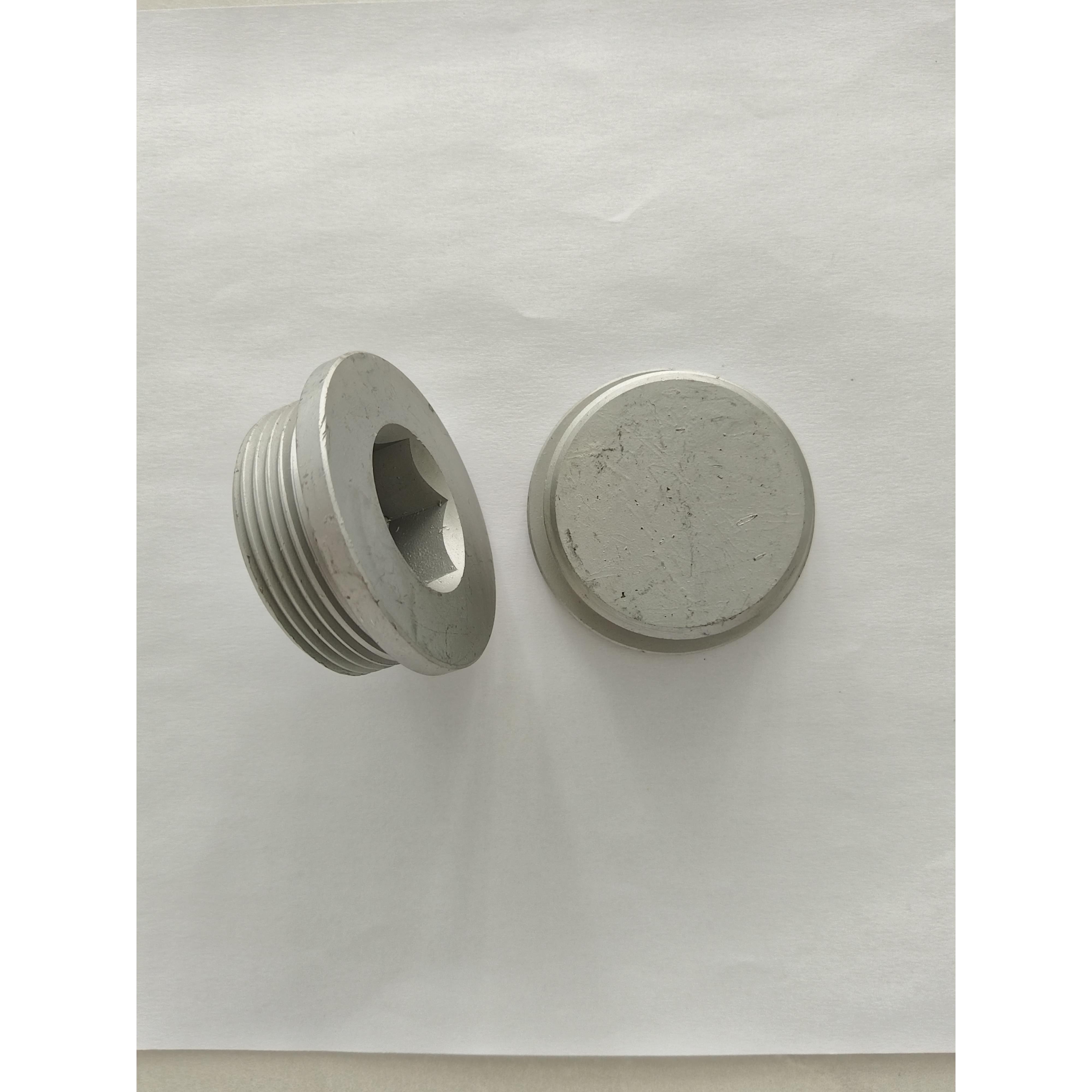 316久美特达克罗不锈钢内六角带ED圈密封堵头法兰面油塞闷头G1.5