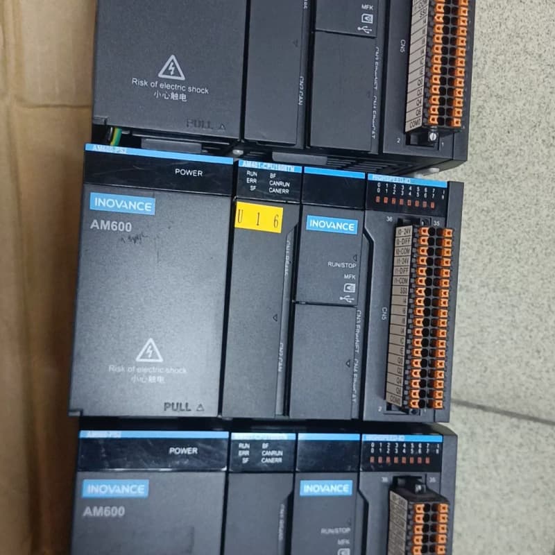 议价汇川总线PLC 电源AM600-PS2+主机AM40
