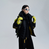 D.MARTINA 宽松连帽 新款 QUEEN奥感N系列龟背款 鹅绒服女2025冬季