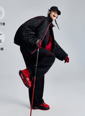 D.MARTINA QUEEN奥感N系列廓形派克服情侣装新款防泼水夹克外套女