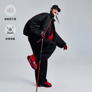 防泼水夹克外套女 新款 D.MARTINA QUEEN奥感N系列廓形派克服情侣装