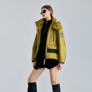 D.MARTINA QUEEN奥感N系列户外防风防泼水保暖抗寒短外套2026冬