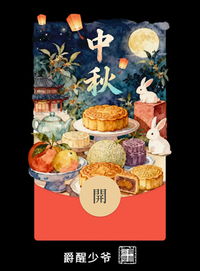 中秋节微信红包2026新款微信红包封面序列号皮肤激活码家好月圆