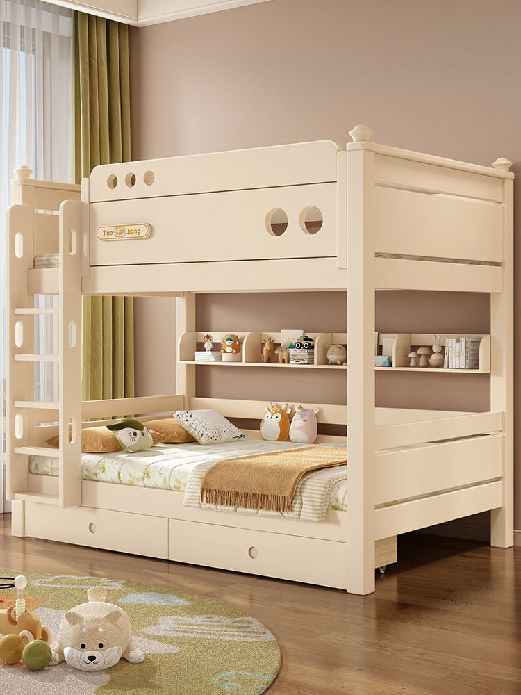 全实木上下床两层高低床上下铺简约小户型子母床男女孩儿童双层床,3C数码配件,USB多功能数码宝,淘宝优惠券,粉丝福利购,淘宝优惠卷