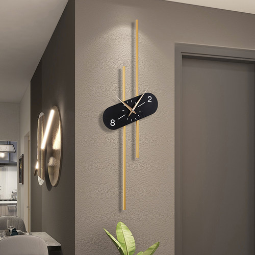 挂钟客厅2025新款网红简约现代家用挂墙时钟高端大气创意轻奢钟表