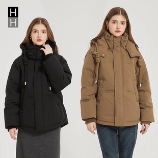 2024羽绒服户外保暖高端高充绒量修身显瘦过膝中长款羽绒服女