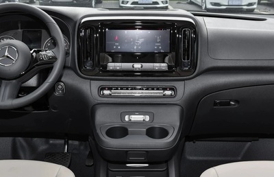 适用24款奔驰威霆水杯架改装扶手箱储物盒 V250d扶手箱水杯托开关