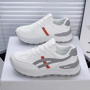 厚透气小新白鞋 款 子女百搭韩版 底增高鞋 闲休老爹女 春季 运动鞋 女鞋