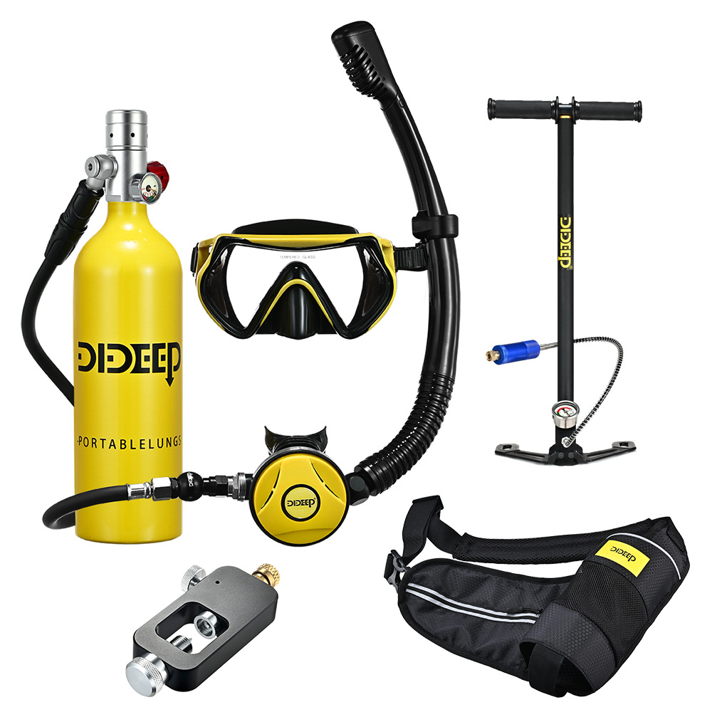 DIDEEP不锈钢潜水氧气瓶高压打气