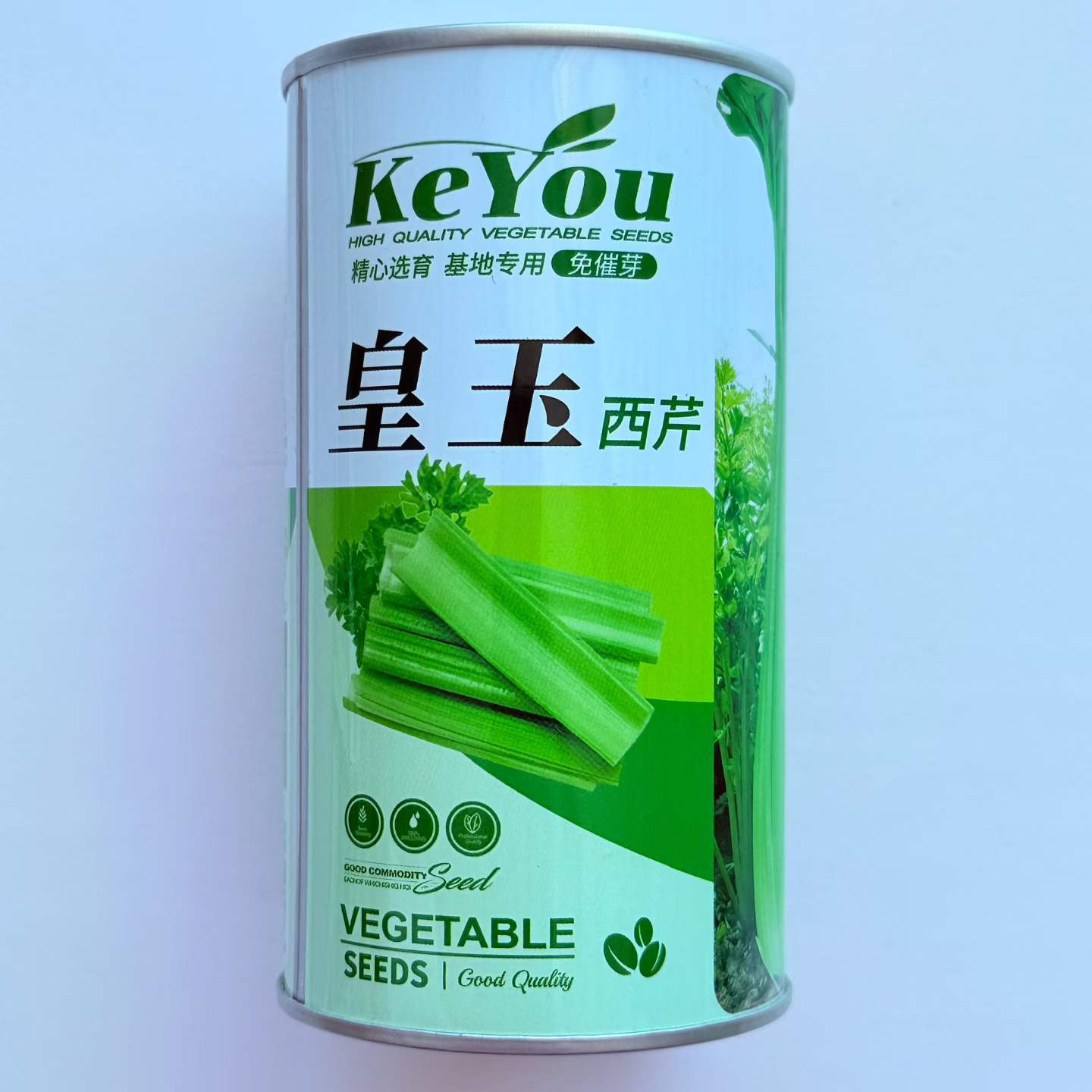 皇玉西芹种子芹菜种子香芹高质蔬菜种子精心选育基地专用罐装