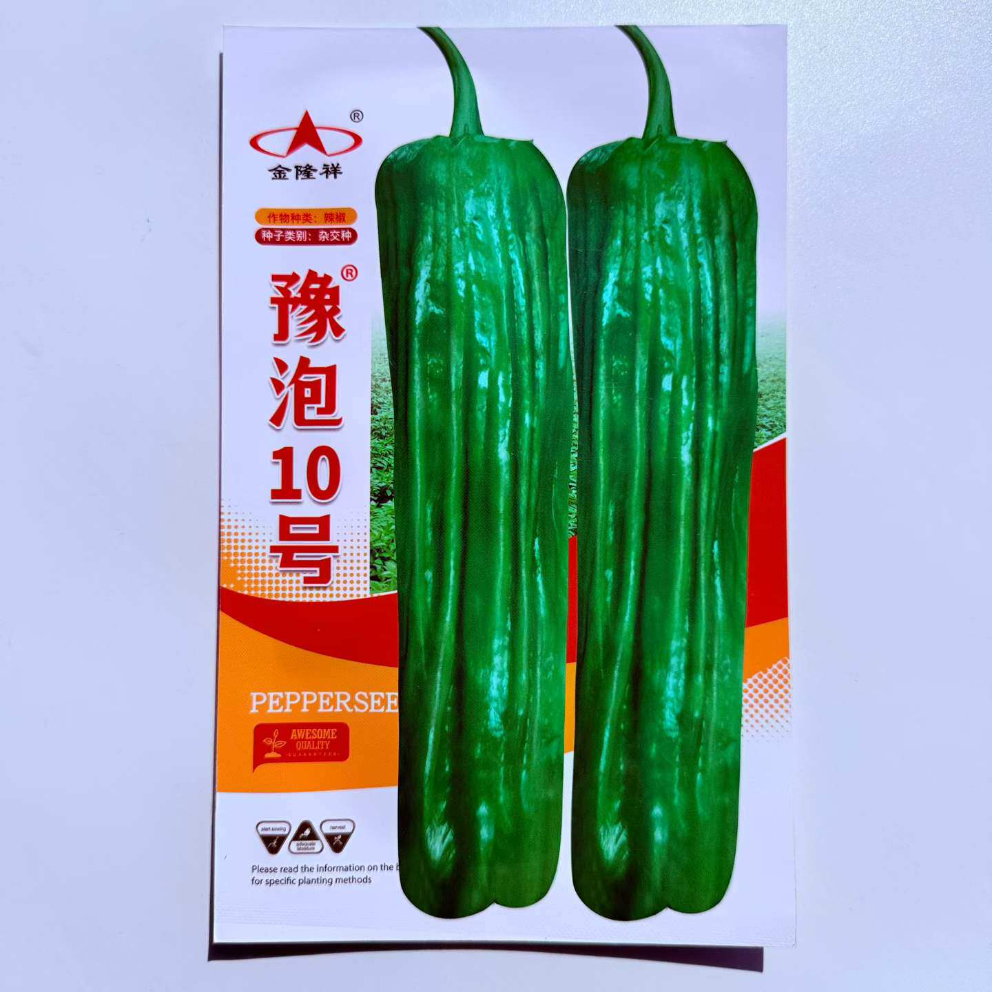 薄皮辣椒大果薄皮辣椒种子四季播种高产耐热耐寒蔬菜种籽
