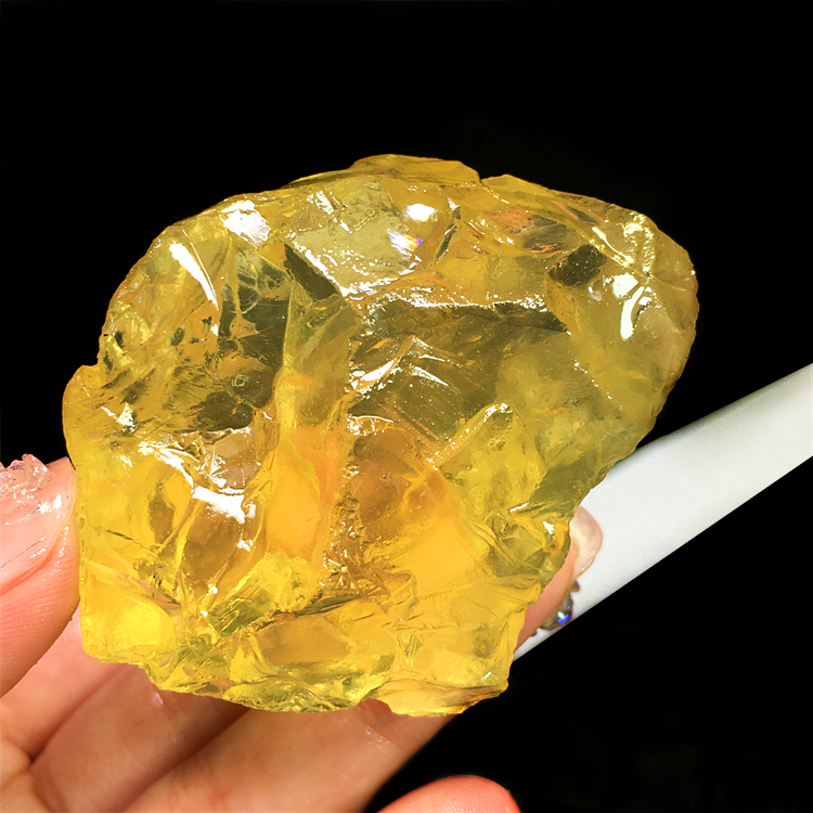 巴西天然黄水晶原石毛料裸石黄色水晶雕刻件扩香石造景石装饰摆件
