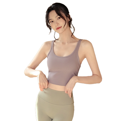 ACKDCS新款瑜伽背心带胸垫