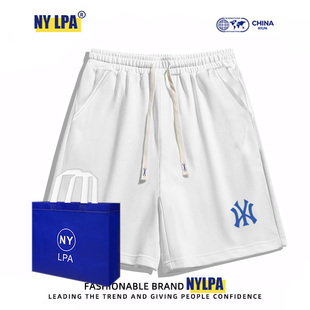 宽松奥特莱斯五分裤 NYLPA男运动全棉短裤 情侣夏季 爆款 女2024新款