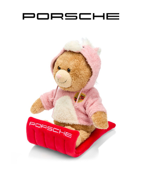 【新品上市】Porsche 保时捷 2026 年限定马年费利熊 玩偶礼物