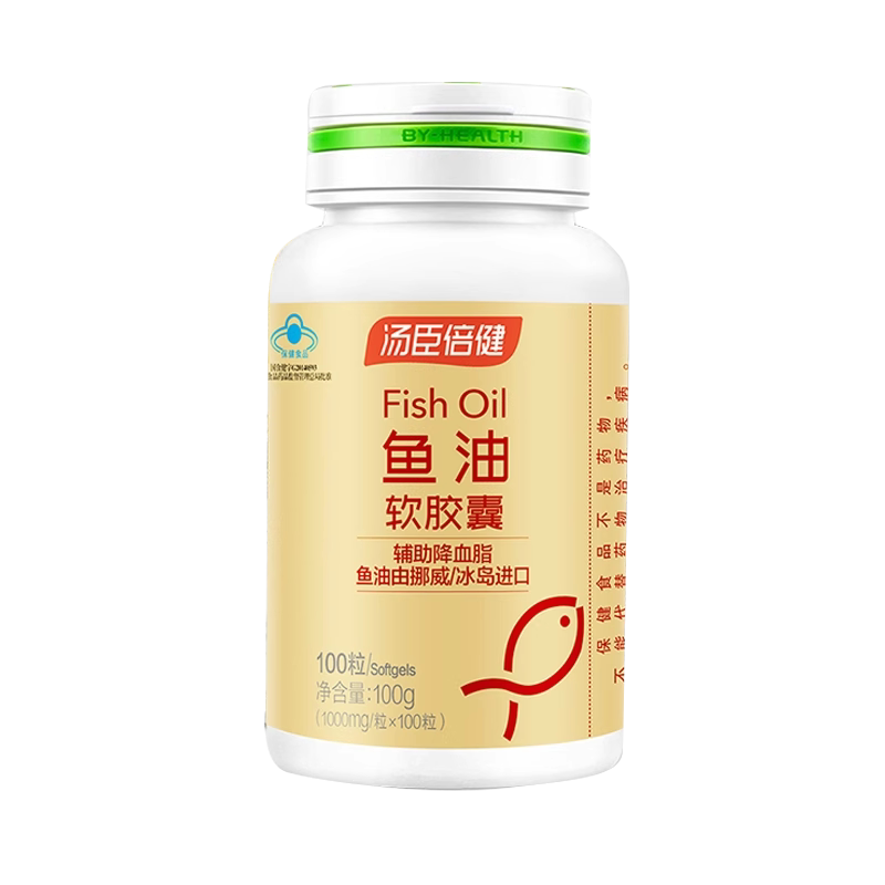 汤成倍健 鱼油软胶囊1000g综合功效保健食品