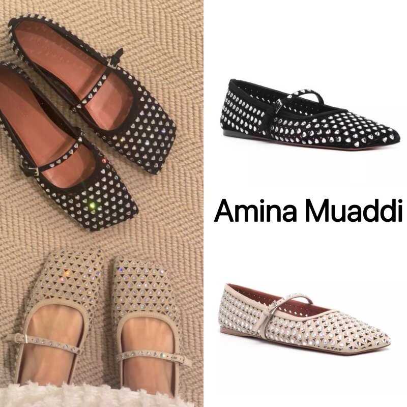 正品代购 Amina Muad时尚芭蕾鞋