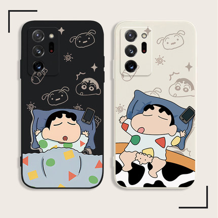 适用三星GalaxyNote20Ultra手机壳三星note20硅胶保护套三星note10/NOTE10+可爱趣味小新note8/note9男女软壳