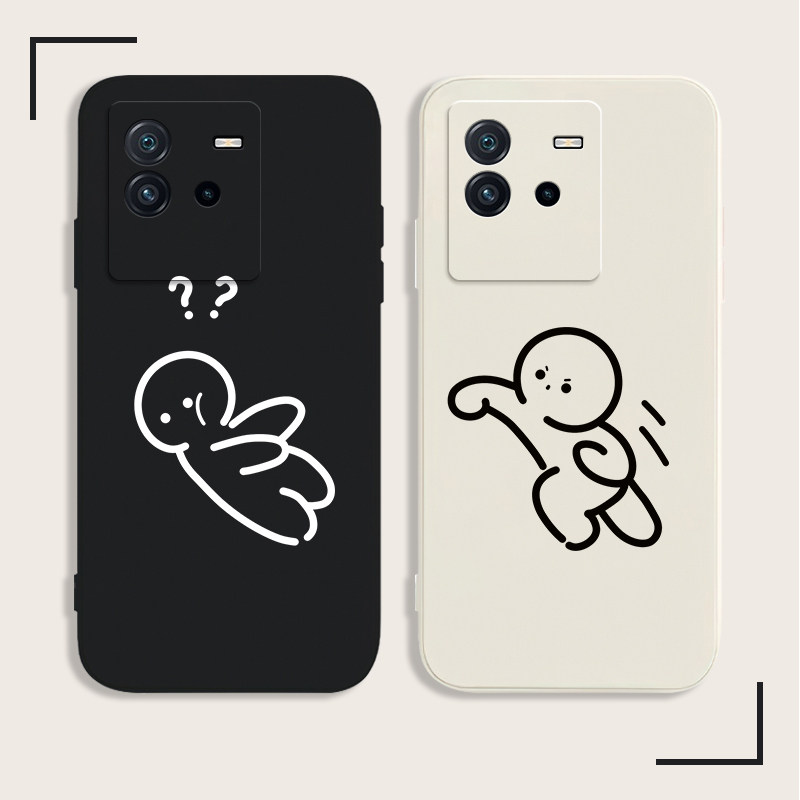 打架火柴人趣味适用vivonex3手机壳nex3s潮牌NEX后置指纹版nex旗舰版保护套vivoT1/T1X/T2/T2X硅胶软壳xnote