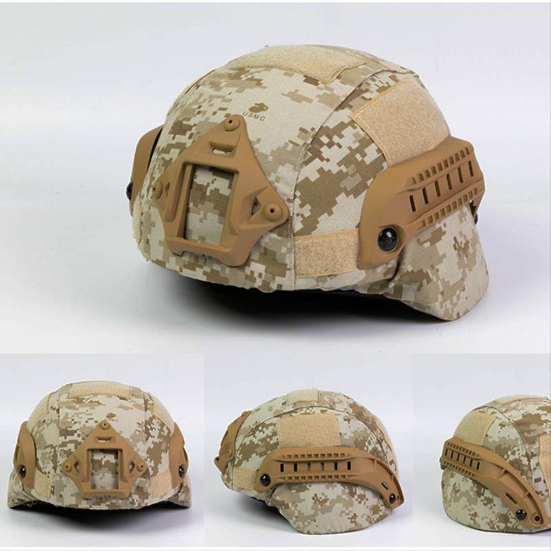 M88头盔战术迷彩二级头塑料轻量骑行防护帽罩布套户外真人CS装备