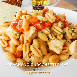 Rigati意大利手工贝壳形意大利面 Gnocchetti 500g GRAGNANO