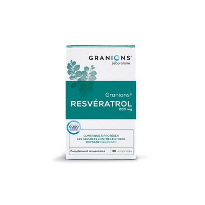 Granions格兰宁白藜芦醇营养片口服补充柱颜焕活肌肤200mg30片