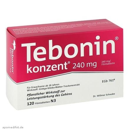 Tebonin 天保寧銀杏葉片提取物240mg 緩解頭暈 120?！練W洲直郵】