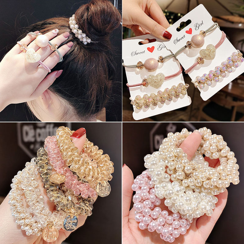 韩国网红头饰可爱发圈精致橡皮筋