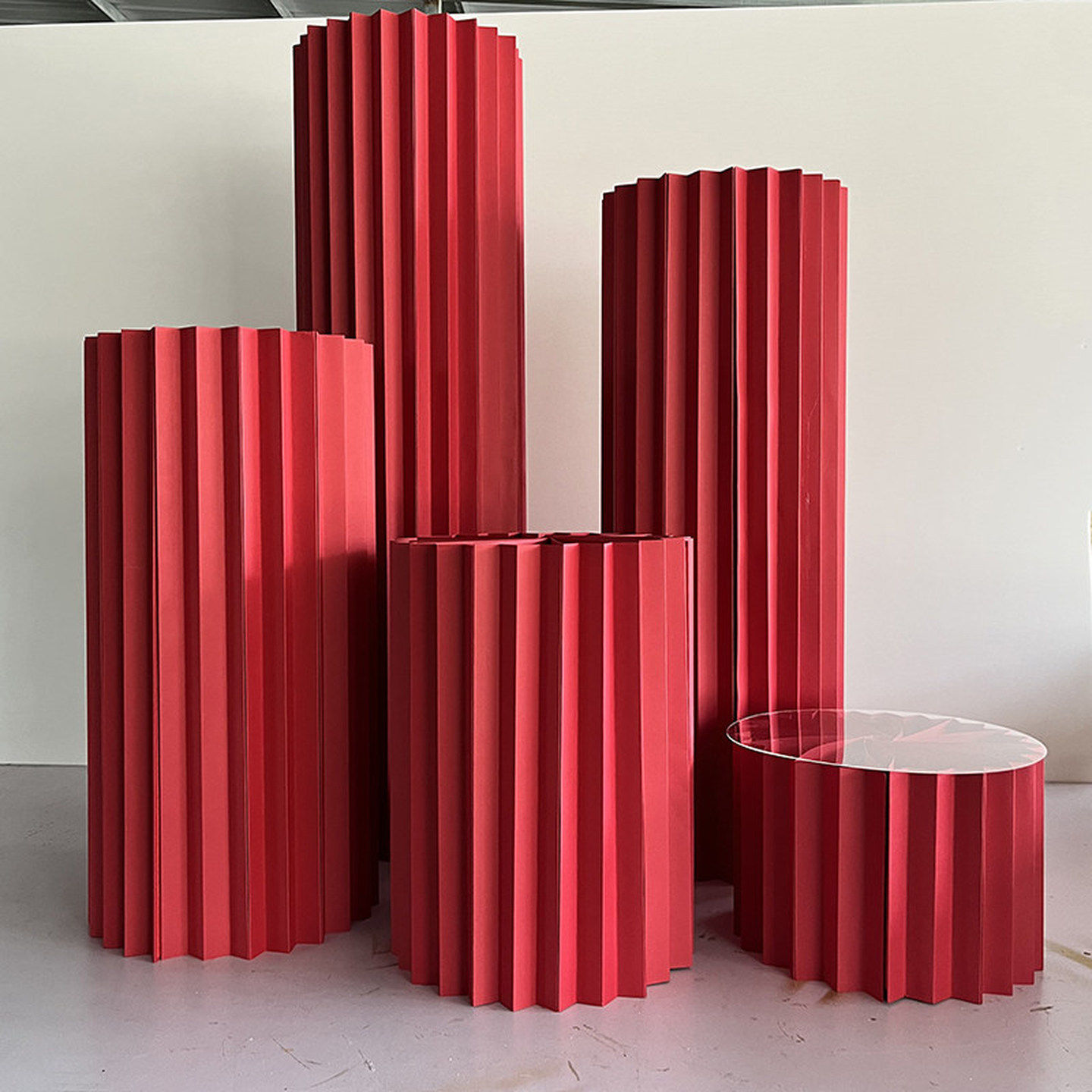 婚庆红色喜庆纸折叠圆柱罗马柱福桶柱子商场橱窗生日求婚订婚摆件,节庆用品/礼品,路引,淘宝优惠券,粉丝福利购,淘宝优惠卷