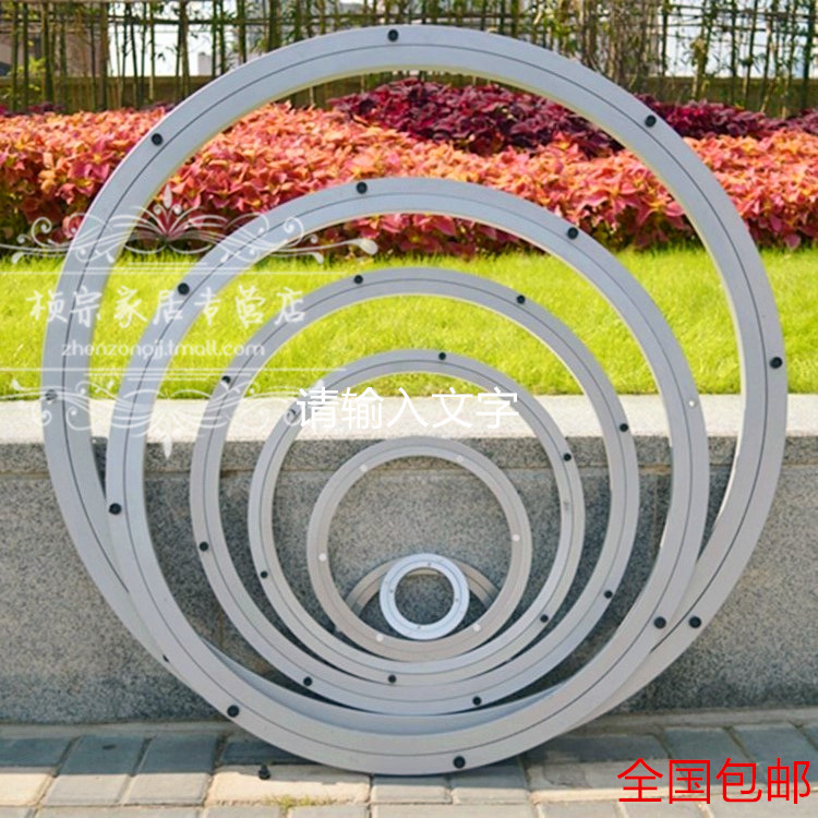 速发底餐桌转盘轴承转盘向转盘E玻璃/座0mmm厚度0m
