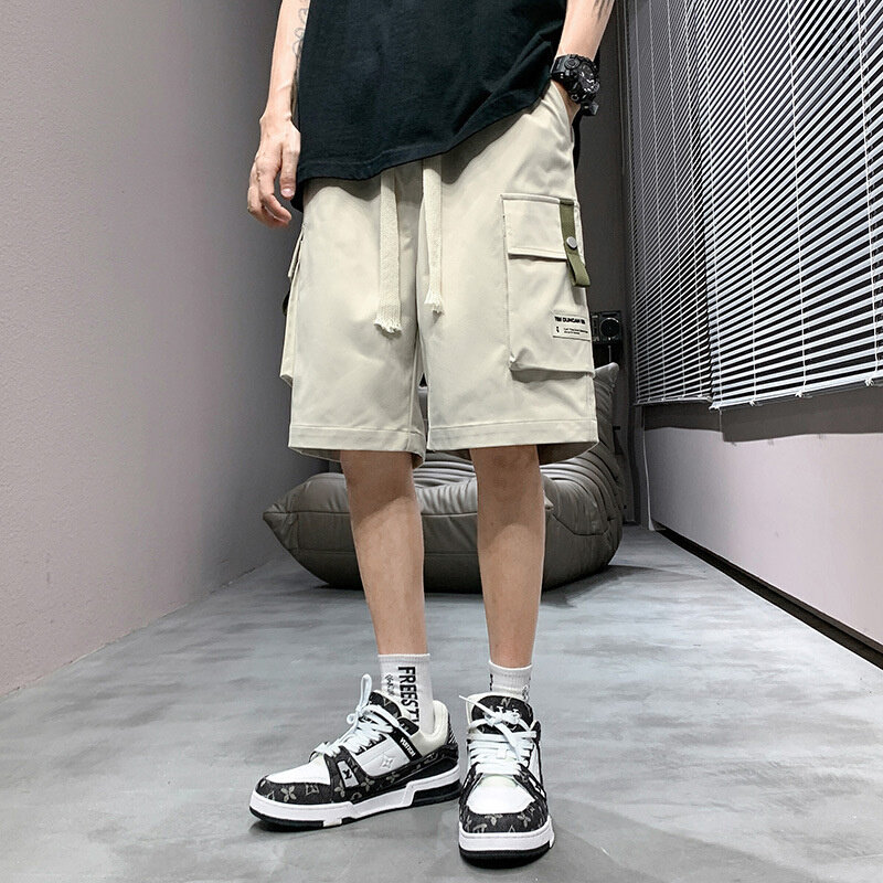 高货2024夏季新款男士潮流工装裤休闲时尚青年运动短裤五分裤一件