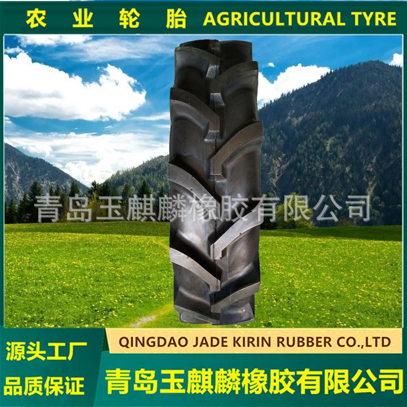 速发耐磨橡胶6-12半高花人字割草机微耕机