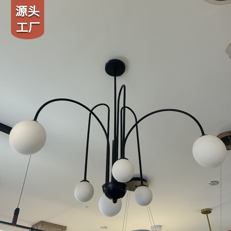速发具境魔豆灯简约性厅灯个客卧室餐厅灯分子吊灯跨中山