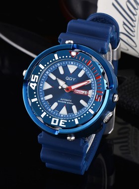 速发 watchea luxury qut  watch rubber strspzlumious o