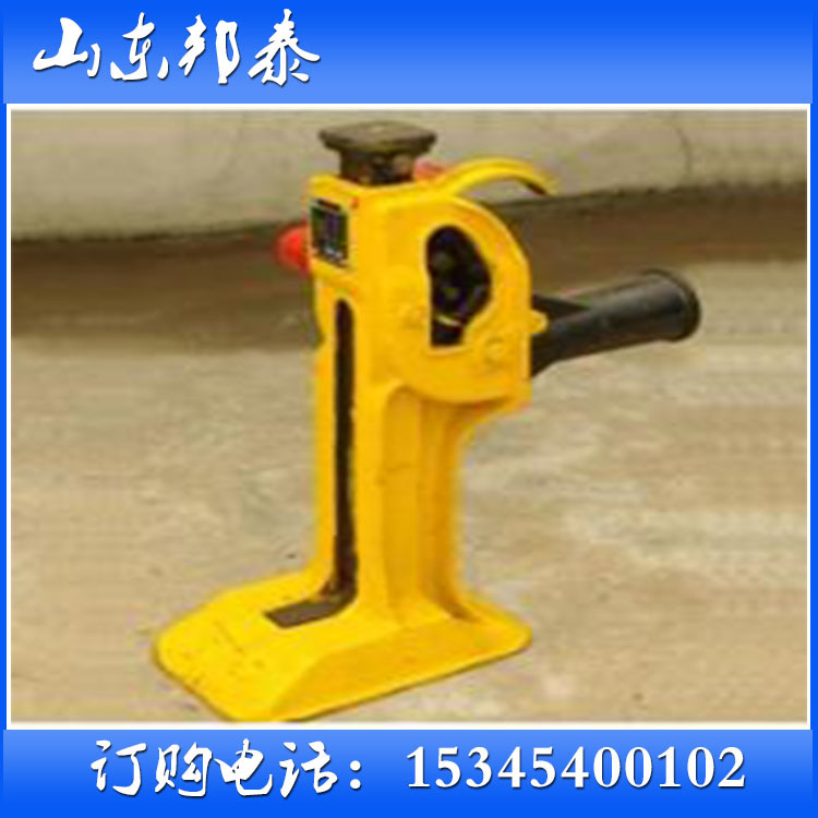 速发5机到路轨道起道T5吨齿条式手动起铁机山东五吨铁轨液压千斤