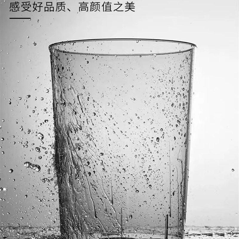 速发28垃圾桶家用轻奢透明卧室卫办间简约压大生公室客厅圈容量纸