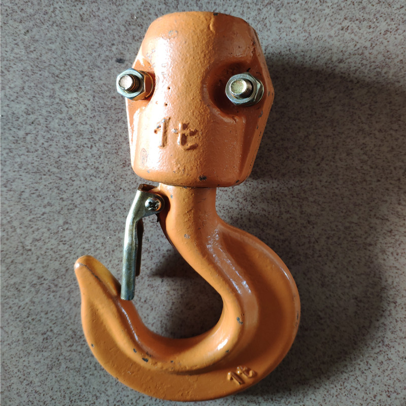 速发鬼下款环链电5吊葫芦头钩 起重吊钩  电动吊机配件1 2  动吨